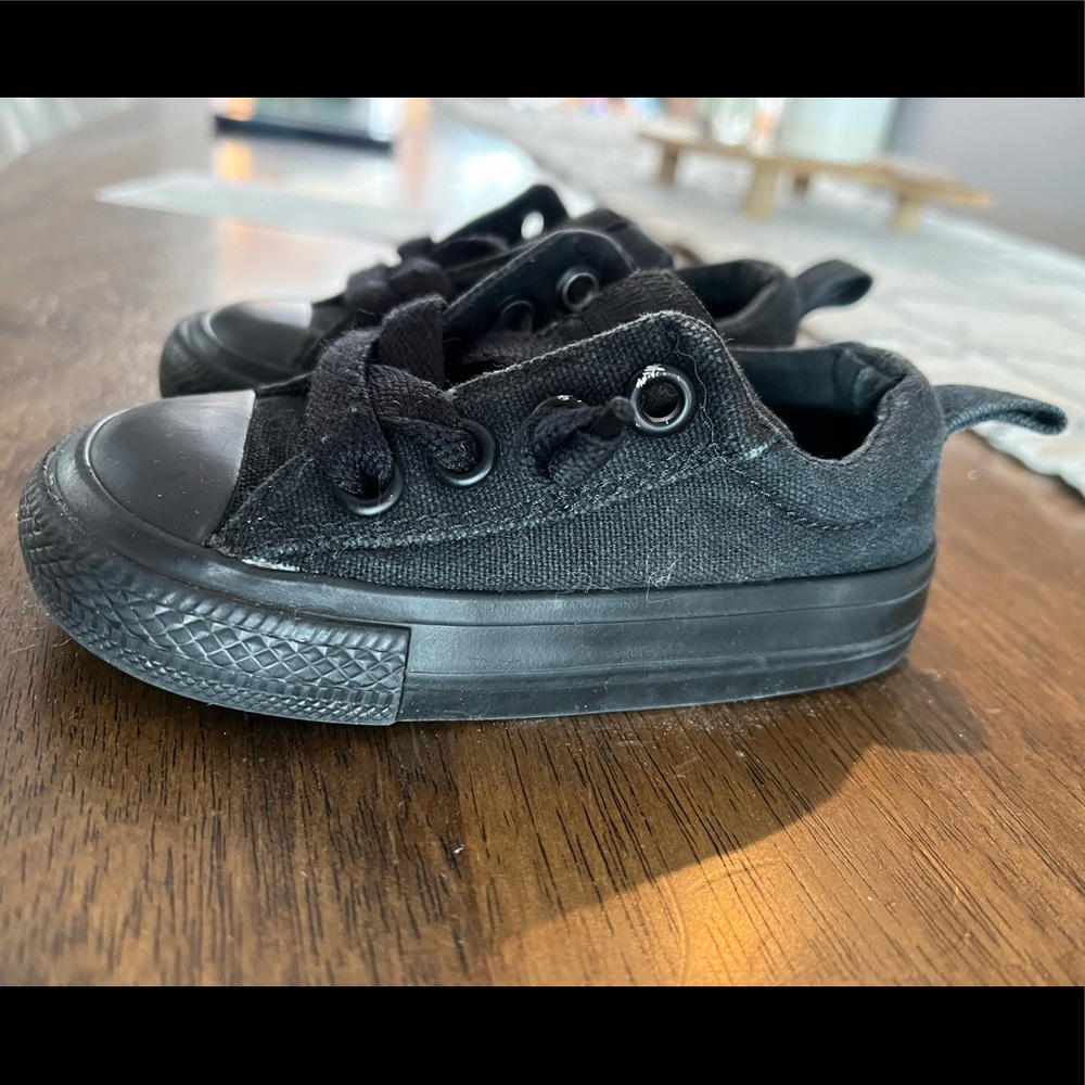 Baby/Toddler Black Converse 5c